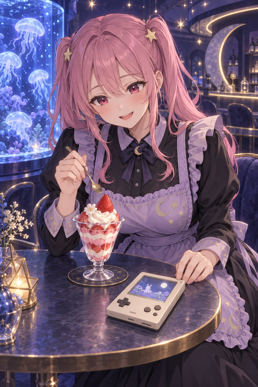 いちご色の着地点の日記イラスト